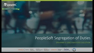 PeopleSoft Segregation of Duties SOD Analyzer SpearMC Sep 2024 [upl. by Woodie]