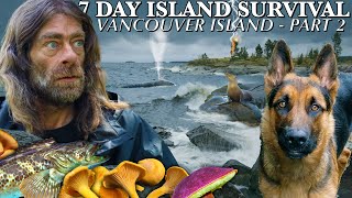 7 Day Island Survival Challenge Vancouver Island  Part 2 of 3  Catch amp Cook Adventure [upl. by Evslin573]