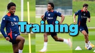 Manchester United PreSeason Training 17th July Harry Maguire And Tyrell Malacia Train Alone [upl. by Ayekam461]