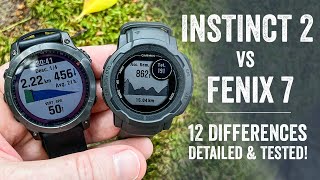 Garmin Instinct 2 vs Fenix 7 A Very Detailed Comparison [upl. by Alcock]