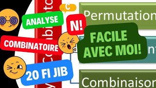 Dénombrement et analyse combinatoire💊 biostate❤️médecinepharmaciedentisteبيوستات💎اولى طب [upl. by Animrac]