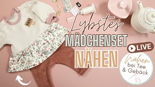 🪡🧵Livestream  BabySET NÄHENFREEBOOK  🎵SINGEN bei Tee und Gebäck 😍🫖🍪 [upl. by Aliemaj670]