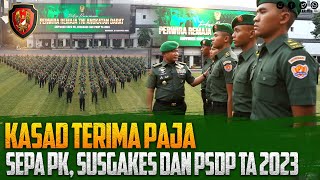 Kasad Terima Paja Sepa PK Susgakes dan PSDP TA 2023  Kartika Channel⁣ [upl. by Publia301]