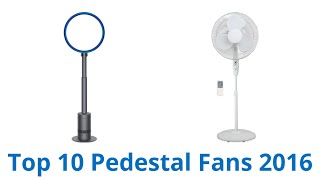 10 Best Pedestal Fans 2016 [upl. by Ahsika659]