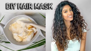 4 Ingredient Moisturizing amp Repairing Hair Mask for DryDamaged Hair  AribaPervaiz  Natural DIY [upl. by Booker170]