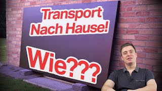 Große OSBSiebdruckplatten nach Hause transportierenWie [upl. by Aidualk]