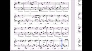 Moein Tolou  Piano sheet by Mohsen Karbassi  نت پیانو طلوع  معین تنظیم  محسن کرباسی [upl. by Anwahsiek938]