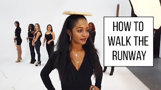 How To Walk The Runway Like A Model  Modeling Course  Part 1 [upl. by Monto]