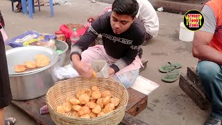 5 Poori  Aloo Curry Rs 15 Only  Cheapest Poori in Kolkata  Tiretta Bazaar  Kolkata Street Food [upl. by Odnesor]