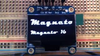 BeagleBone Black driving 128x64 OLED over SPI [upl. by Donal167]