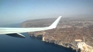 Ryanair 737 Takeoff Malta [upl. by Rimola683]