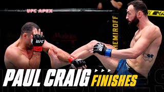 Every Paul Craig UFC Finish [upl. by Siramad]