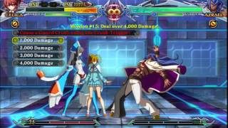 Blazblue ChronoPhantasma Extend Celica Challenge 15 [upl. by Anniroc457]