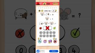 Brain test level 140 correcttheequationbraintest trending games braintest [upl. by Dorella716]