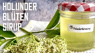 Erfrischender und einfacher Holunderblütensirup Das perfekte Rezept für den Sommer [upl. by Navy766]