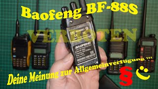 Vertriebsverbot für das Baofeng BF 888s Allgemeinverfügung der Bundesnetzagentur [upl. by Brenden]