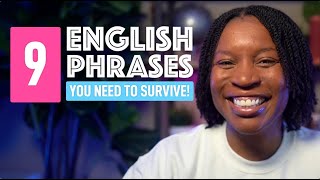 SURVIVE IN AN ENGLISHSPEAKING COUNTRY 9 ESSENTIAL PHRASES FOR EVERYDAY LIFE [upl. by Nerred246]