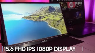 Lepow Z1 1080P Portable Monitor Unboxing amp Review [upl. by Saidee]