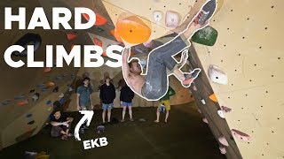 YONDERS HARDEST CLIMBS w ERIC KARLSSON BOULDERING 🔥  Bouldering Bobat [upl. by Eldon486]