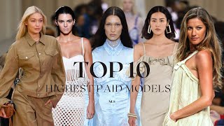 The Top 10 Highest Paid Models of 2022  Runway Collection [upl. by Akimrej]