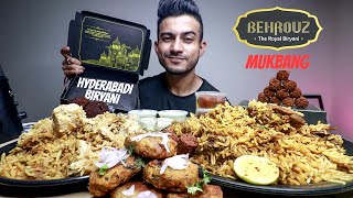 ENG SUB Hyderabadi Lazeez Murgh Biryani Murgh Afghani Biryani Chef Kunal Kapur Kebab MUKBANG [upl. by Glynn570]