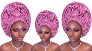 HOW TO TIE TRENDING CENTER KNOT GELE STYLE [upl. by Hy]