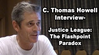 C Thomas Howell  Justice League The Flashpoint Paradox Interview [upl. by Fifine486]