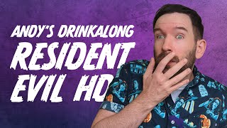 Andys Resident Evil HD Drinkalong 🎃 BIG SNEK DANGER NOODLE 🐍  Hallowstream IV [upl. by Ayanat451]