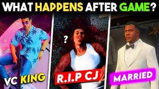 SHOCKING What Happens To GTA Characters After Game Ends 😰 SECRET Endings You Never Knew 😱 [upl. by Arsuy]