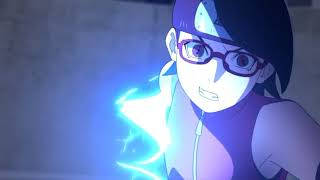 Sarada part Chidori episode 225 Sarada vs Chochochunin exam [upl. by Yablon]