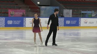 Ioulia Chtchetinina  Michal Wozniak — 2024 Diamond Spin FS [upl. by Nnahteb643]