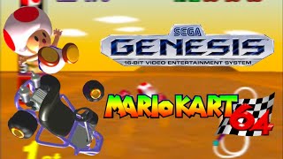 Kalimari Desert  MK64 SEGA Genesis Remix [upl. by Bollen]