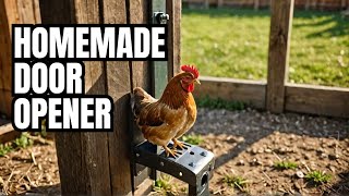 Had to hook up my homemade Chicken door opener [upl. by Santa]