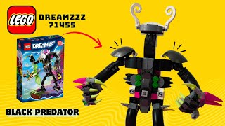 LEGO DREAMZZZ 71455 BLACK PREDATOR ROBOT  Alternate Build  lego moc mech tutorial craft [upl. by Einyaj]