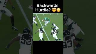 Saquon Barkleys crazy backwards hurdle 🤯 saquonbarkley eagles hurdle [upl. by Zachary621]