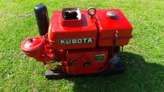 Kubota knd3 stationary engine startup [upl. by Wolford144]