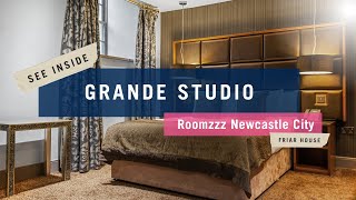 Grande Studio  Apartment Tour  Roomzzz Newcastle City  Friar House [upl. by Cotterell]