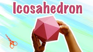 How to Make an Icosahedron [upl. by Yrrehs]