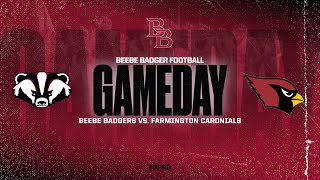 Badger Football vs Farmington Cardinals  5A State Playoffs Round 1 [upl. by Swain876]