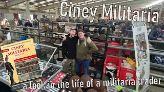 Ciney militaria 2024 a look in the life of a militaria trader  how did you started collecting ww2 [upl. by Eileek]