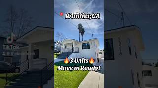 📍WhittierCA 🏘️🔥 3 Units 📲5627741055 realestate whittier california [upl. by O'Callaghan897]