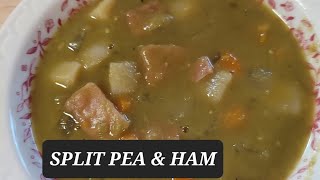 EASY CROCKPOT MEAL  SPLIT PEA amp HAM [upl. by Sprague162]