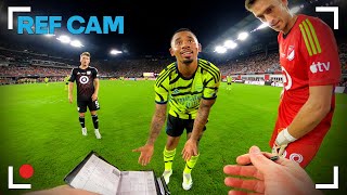 REF CAM  MLS AllStars vs Arsenal [upl. by Enivid623]