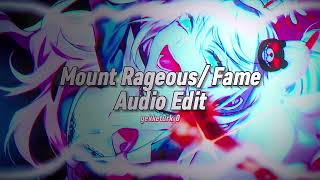 Mount Rageous Fame  Andrew Rannells Brianna Mazzola Irene Cara  Edit Audio [upl. by Darnall]