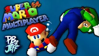 LUIGI DROWNED RIP  Mario 64 MULTIPLAYER HACK Part 2 [upl. by Ahsap]