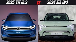 2024 Kia EV3 vs 2025 VW ID2all  Ultimate EV Showdown [upl. by Nerac]