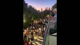 Fans Entering Cal  Miami Football  Berkeley Hills  San Francisco in Background  Fall 2024 [upl. by Hector]