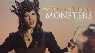 VISIONS OF ATLANTIS  MONSTERS Official Video  Napalm Records [upl. by Anuaf]