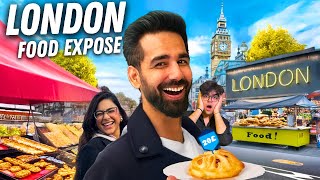 LONDON FOOD EXPOSING IN 24 HOURS  Rimorav Vlogs [upl. by Calla849]