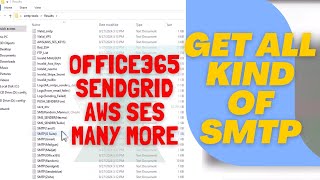 How To Get Aws Ses Office365 Gsuite Sendgrid amp All Kind Of SMTP [upl. by Clementine519]